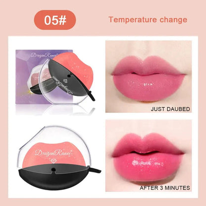 SearchFindOrder 12 color change Lip-shaped Kiss Velvet Lipstick Moisturizing, and Waterproof