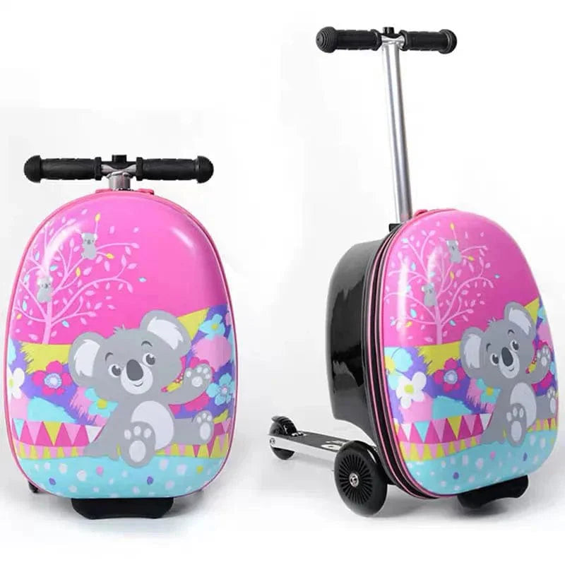 The Ultimate Rolling Suitcase and Scooter Combo for Kids