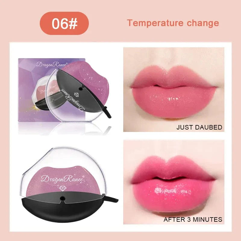 SearchFindOrder 11 color change Lip-shaped Kiss Velvet Lipstick Moisturizing, and Waterproof