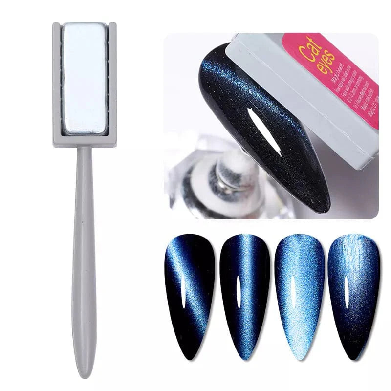 SearchFindOrder 13 Magnetic Cat Eyes Duo Nail Art Wand Dual-Headed Precision for Mesmerizing 3D Line and Strip Effects