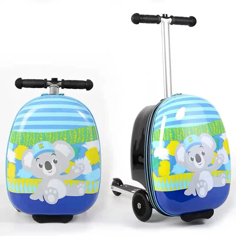 The Ultimate Rolling Suitcase and Scooter Combo for Kids