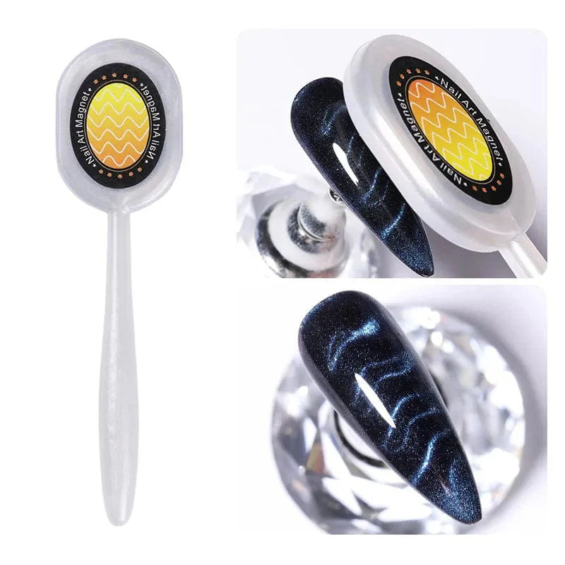 SearchFindOrder 16 Magnetic Cat Eyes Duo Nail Art Wand Dual-Headed Precision for Mesmerizing 3D Line and Strip Effects