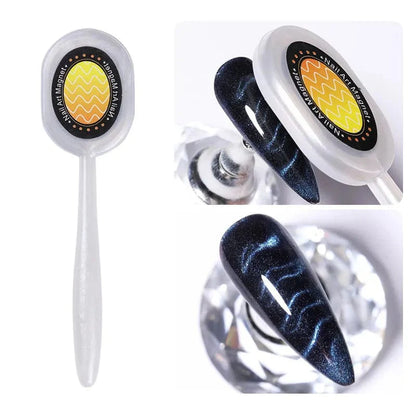 SearchFindOrder 16 Magnetic Cat Eyes Duo Nail Art Wand Dual-Headed Precision for Mesmerizing 3D Line and Strip Effects