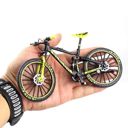 SearchFindOrder With foam box 1:10 Mini Alloy Bicycle Finger Bike Toy for Kids