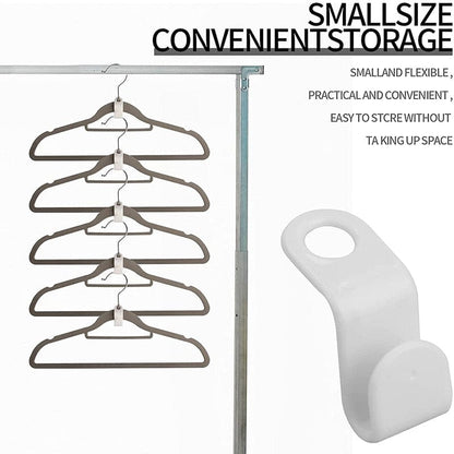 Closet Space-Saving Mini Cascading Hanger Hooks, 10pcs Wardrobe Clothes Organizer Clips