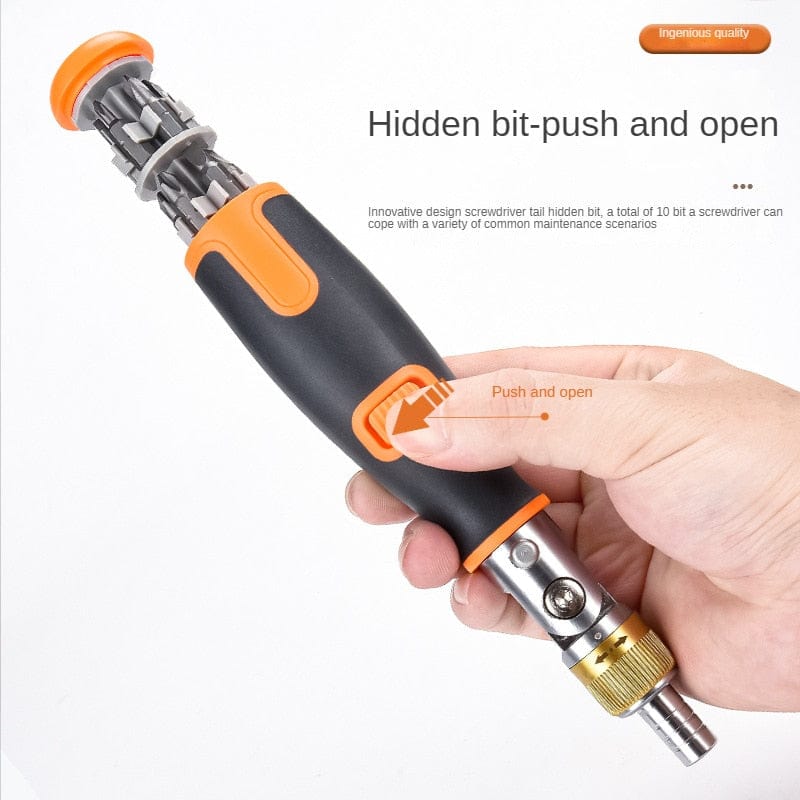 10-in-1 Multi-Angle Portable Ratchet Screwdriver⁠