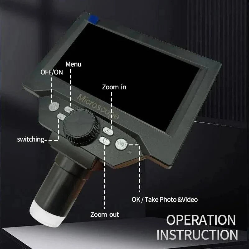 LCD Digital Microscope, 10-1000X Magnifier with Stand - Smart Shop (Online Store for wise shoppers) 