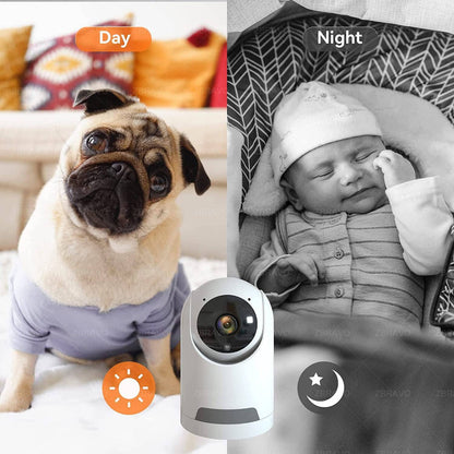 1080P HD 2MP Mini Wi-Fi Camera Indoor Security Auto-Tracking Motion Detection Baby Monitor (128GB) - Smart Shop (Online Store for wise shoppers) 