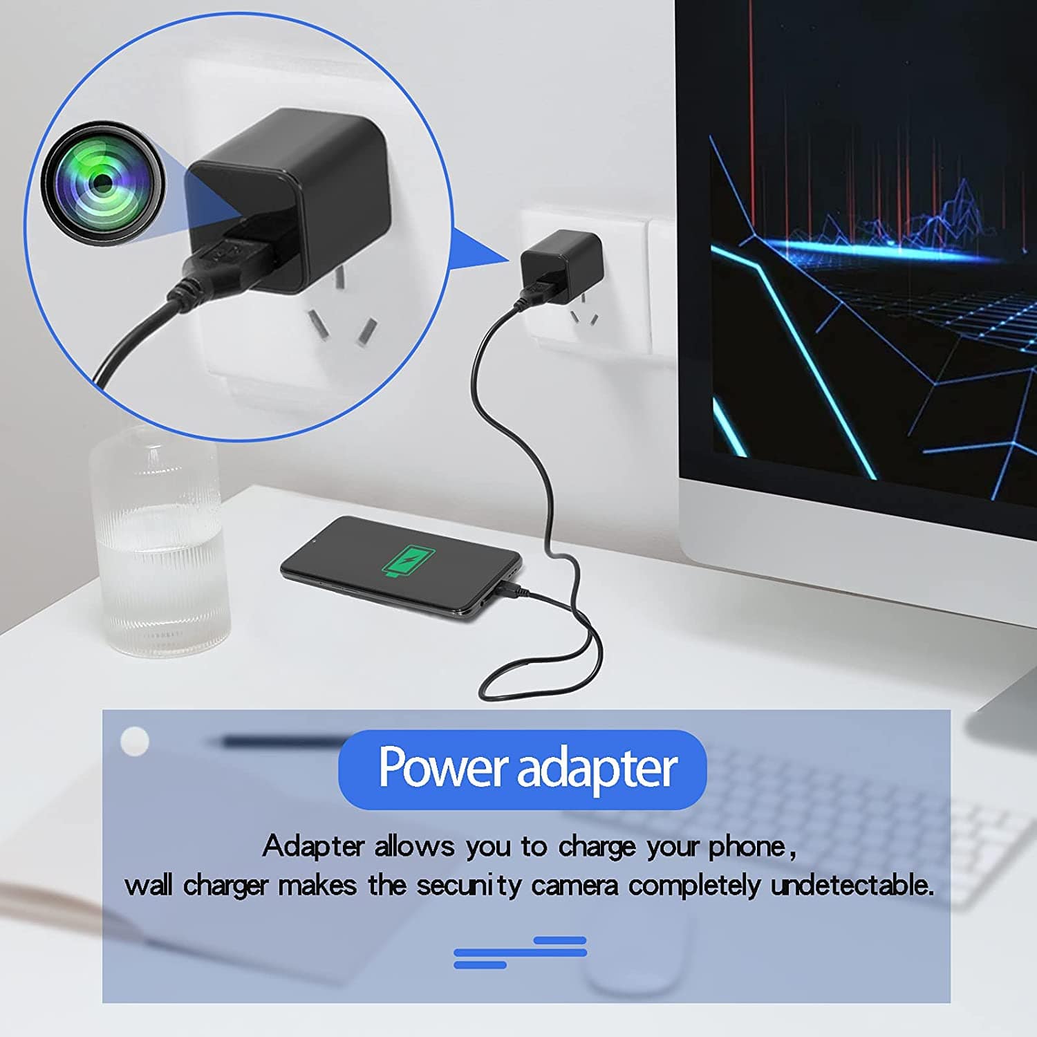 Mini USB Charger with Built-in 1080p Wi-Fi Security Camera - Smart Shop (Online Store for wise shoppers) 