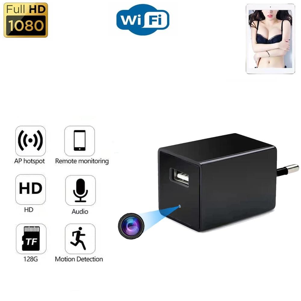 Mini USB Charger with Built-in 1080p Wi-Fi Security Camera - Smart Shop (Online Store for wise shoppers) 