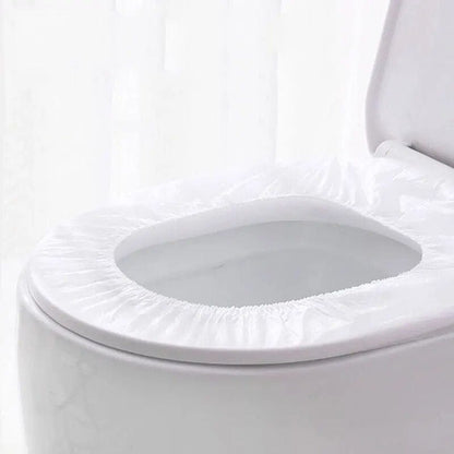 Disposable Toilet Seat Covers, XL Flushable Toilet Seat Covers for Adults and Kids Potty Training, 100% Biodegradable - Travel Accessories for Public Restrooms, Airplane, Camping