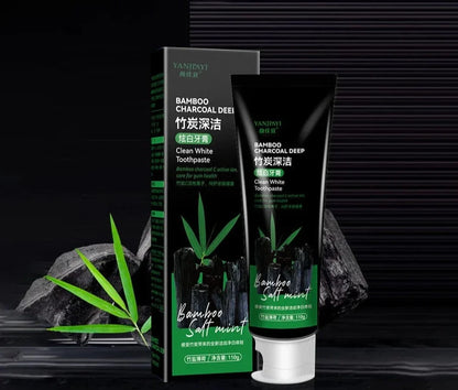 Bamboo Activated Charcoal Toothpaste for Whitening Teeth