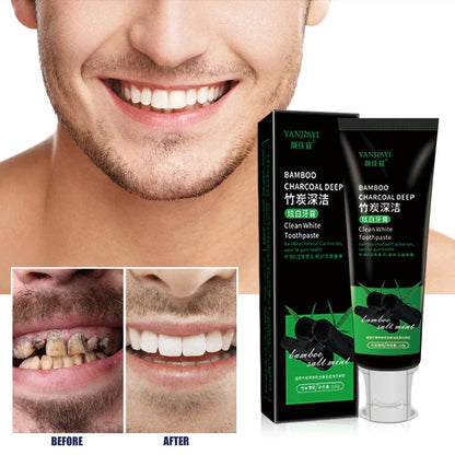 Bamboo Activated Charcoal Toothpaste for Whitening Teeth