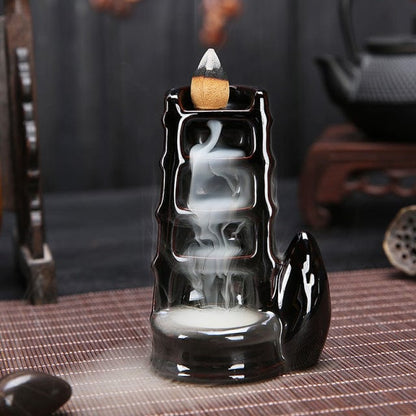 SearchFindOrder 7.0cmx12cm Ceramic Incense Burning Fountain