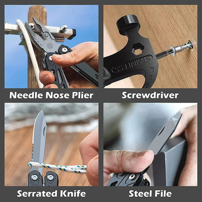 14-in-1 Multitool, Ultimate Hammer and Utility Companion for Home, Camping, and Survival Adventures