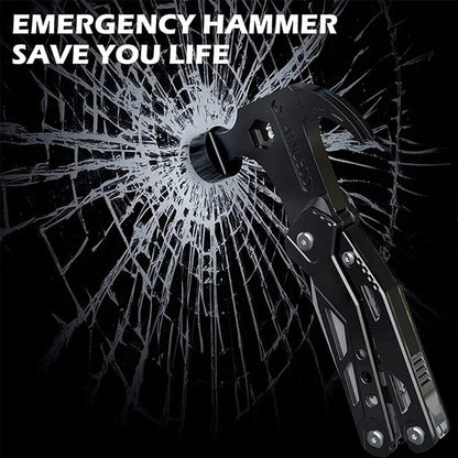 14-in-1 Multitool, Ultimate Hammer and Utility Companion for Home, Camping, and Survival Adventures