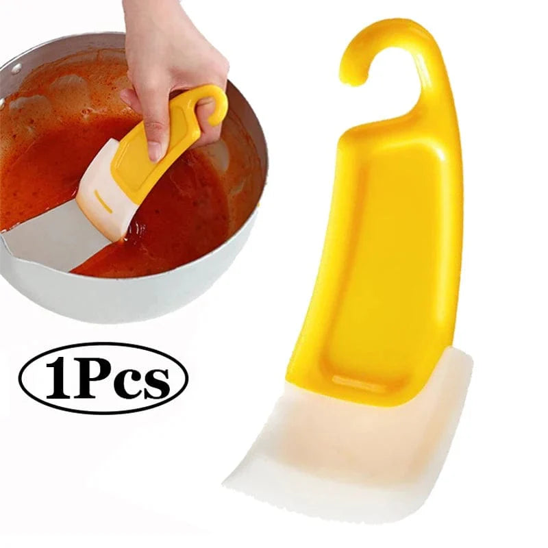 Multipurpose Silicone Spatula, Ideal for Kitchen Cleanup, Cake Baking, and Pastry Work