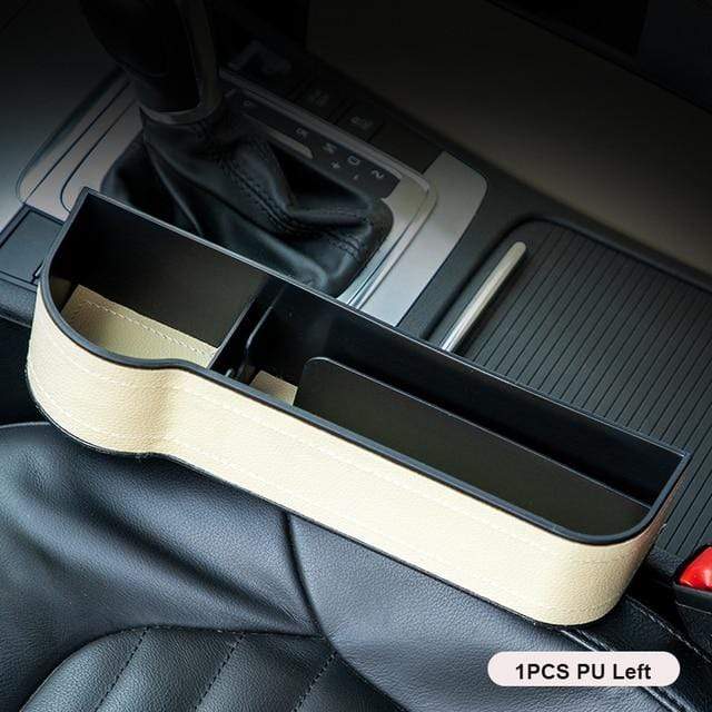 SearchFindOrder Beige Right Front Seat Car Organizer Storage Holder