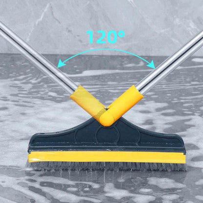 SearchFindOrder Yellow 2-in-1 Adjustable Easy Cleaning and Wiper Brush Mop