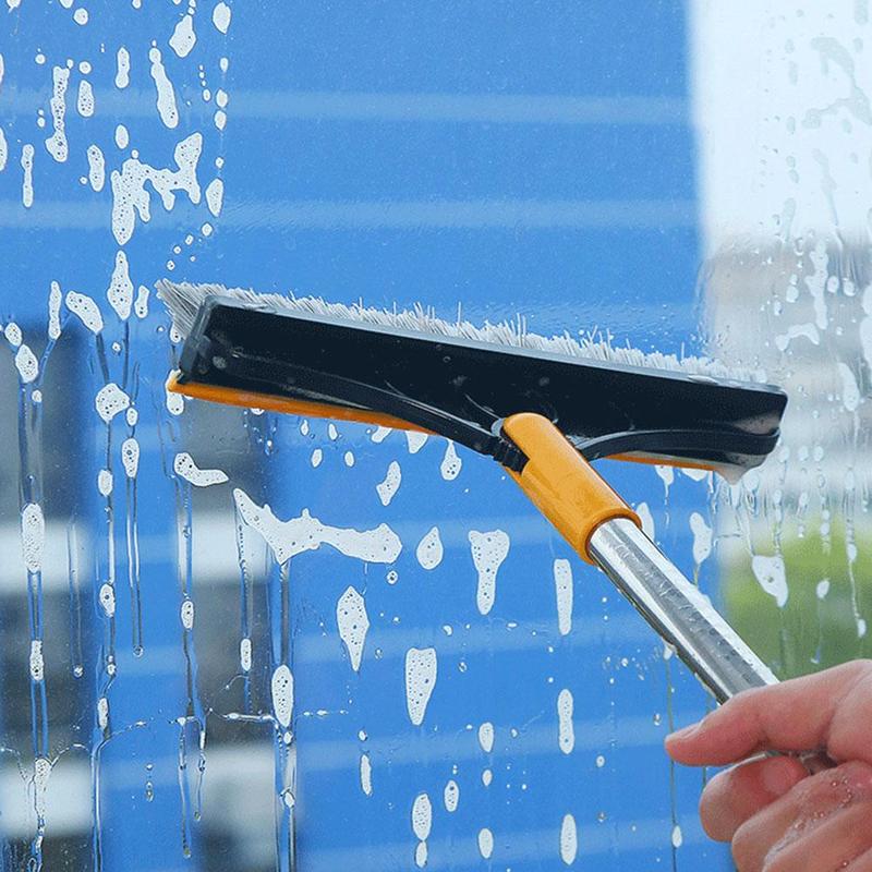 2-in-1 Adjustable Easy Cleaning Wiper and Brush