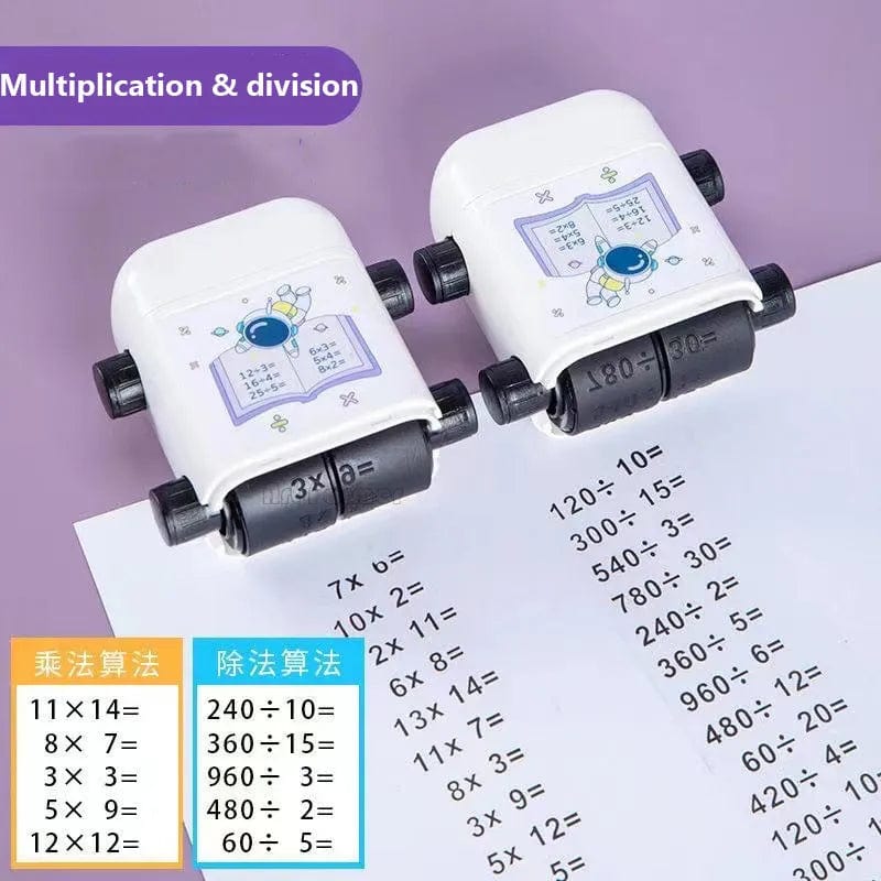 SearchFindOrder Subtraction 2-in-1, Multiplication, Addition, Subtraction and Division Smart Stamp Set for Kids