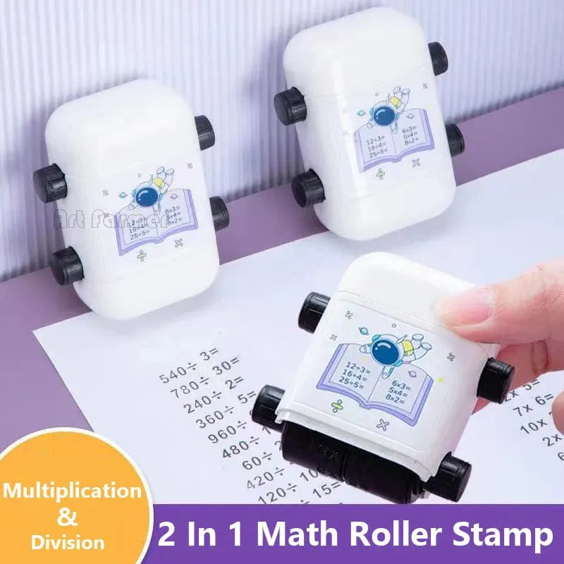 SearchFindOrder Addition 2-in-1, Multiplication, Addition, Subtraction and Division Smart Stamp Set for Kids