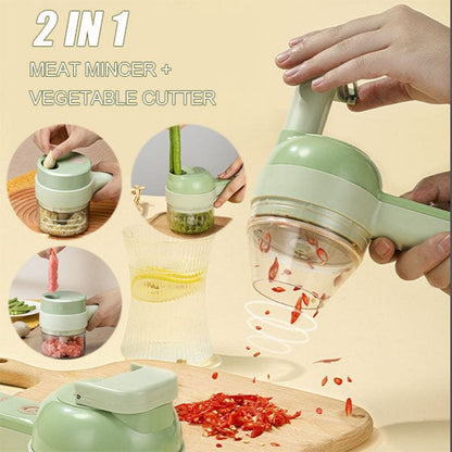 2-in-1 Portable Vegetable Slicer Blender