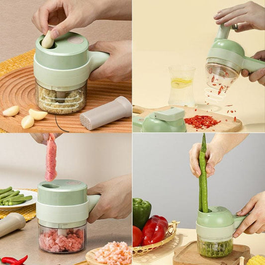 SearchFindOrder 2-in-1 Portable Vegetable Slicer Blender