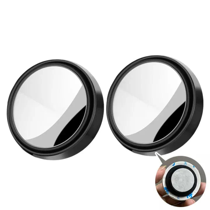 360° Wide Angle Convex Dual-Mount Side-View Blind Spot Mirrors