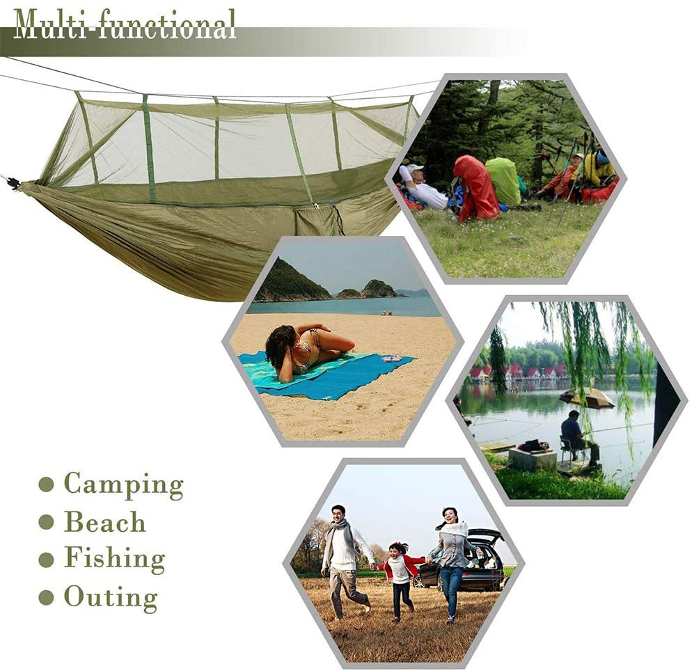 2 Person Hammock With Mosquito Net