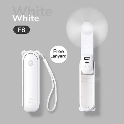 3-in-1 Handheld Mini Fan with Flashlight & Portable Charger - Smart Shop (Online Store for wise shoppers) 