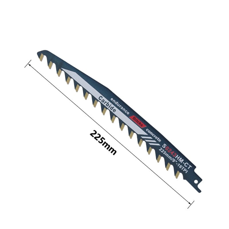 SearchFindOrder 505mm Tungsten Carbide Alloy Reciprocating Saw Blade for Bricks and Concrete