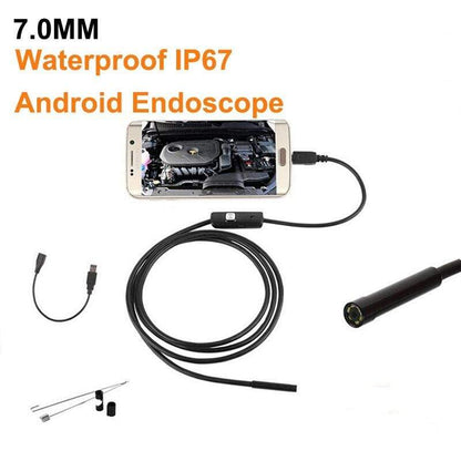 7mm Endoscope and Borescope Flexible IP67 Waterproof Camera - Smart Shop (Online Store for wise shoppers) 