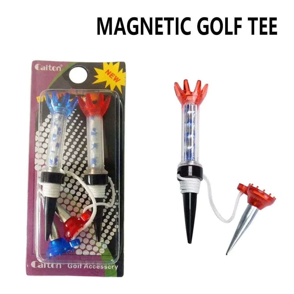 Magnetic Golf Tee, Golf Practice Tees for Driving Range and Practice Mat, Premium Plastic Golf Tees, Unbreakable Innovative Design, Perfect Golf Gift for Men and Women