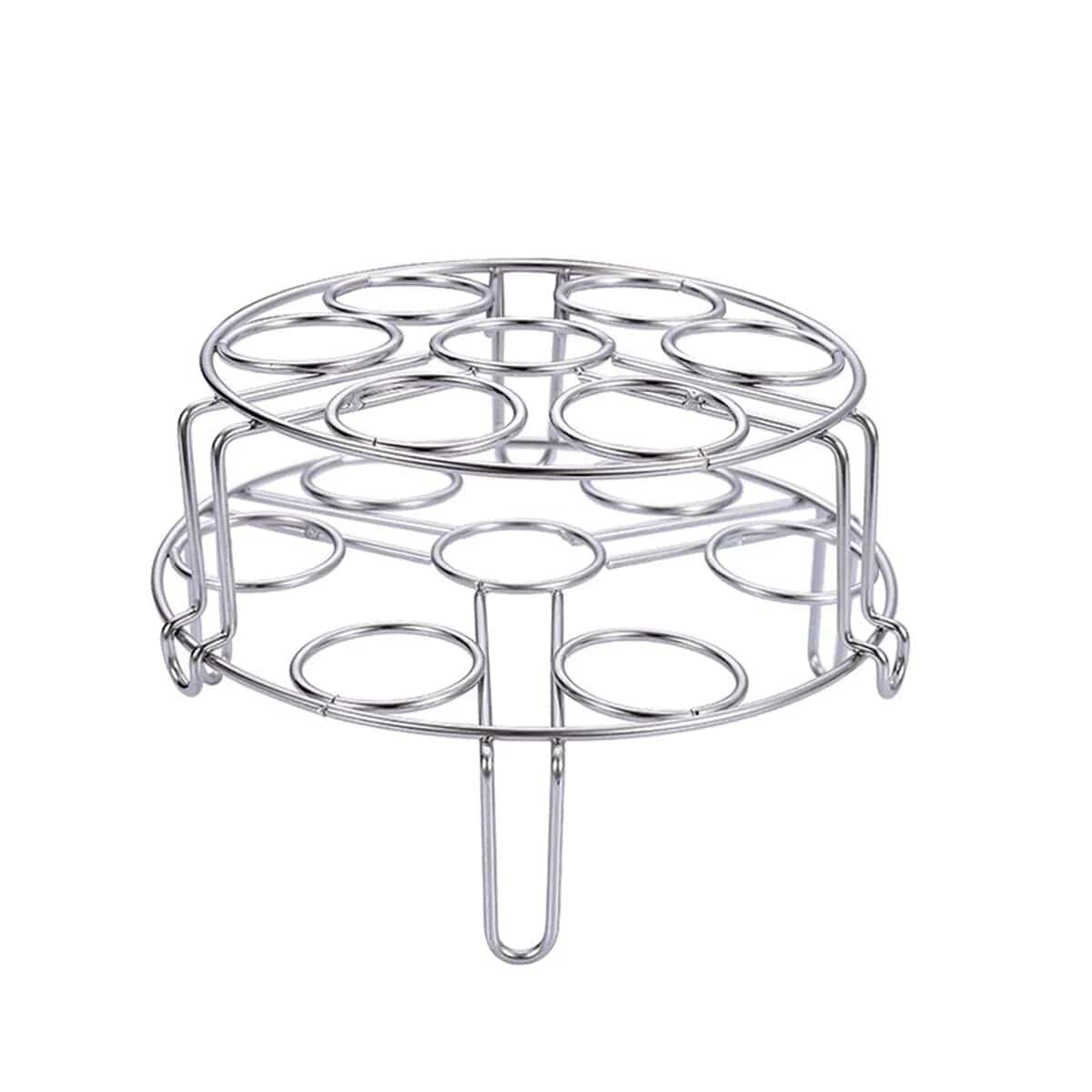 Stainless-Steel Egg Steamer Multifunction Rack Trivet