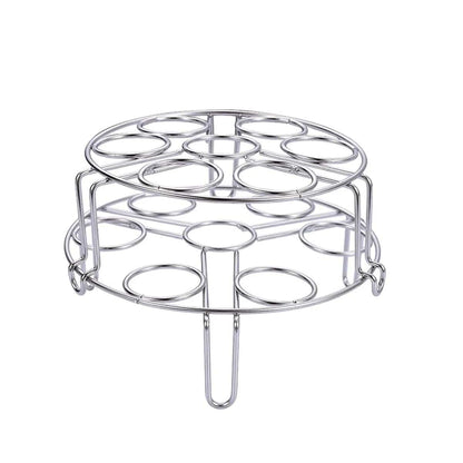 Stainless-Steel Egg Steamer Multifunction Rack Trivet