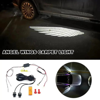 Car Side Rearview Mirror LED Angel Wings Projection Lights