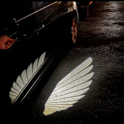 Car Side Rearview Mirror LED Angel Wings Projection Lights