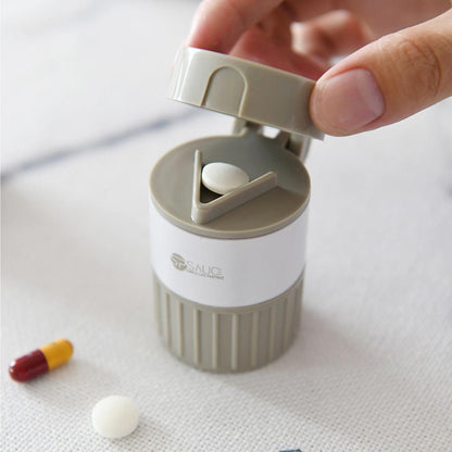 3-in-1 Pill Organizer, Splitter and Crusher