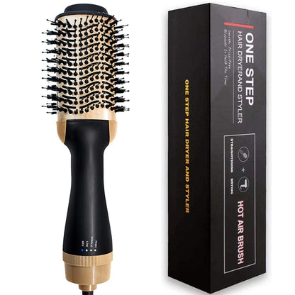 SearchFindOrder China / UK Plug / Black with box 3-in-1 Pro Hair Styler Dryer, Straightener & Curler Comb