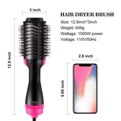 3-in-1 Pro Hair Styler, Dryer, Straightener & Curler Comb