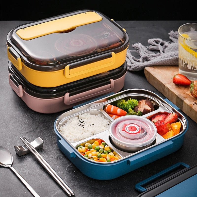 SearchFindOrder yellow / China 304 Stainless Steel Portable Insulated Microwavable Meal Container for Adults & Kids