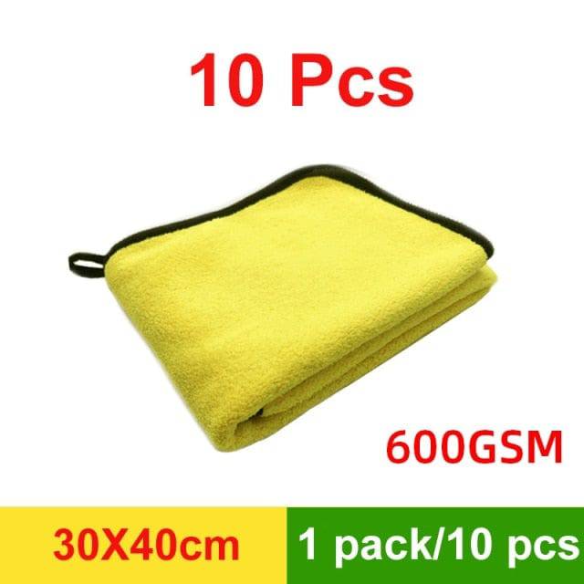 SearchFindOrder 30x60x10pcs 600GSM Super Absorbent Microfiber Towels 600GSM