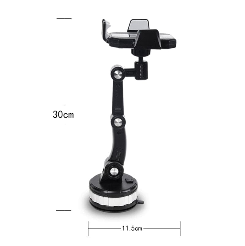 360° Rotatable Long Arm Car Suction Cup Phone Holder