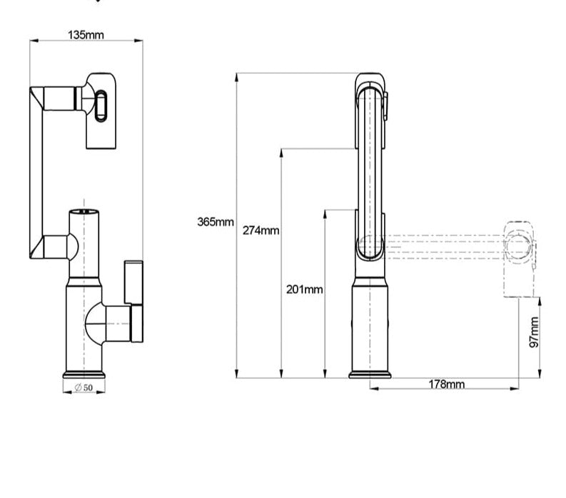 360° Rotatable Super Faucet with Digital Temperature Display