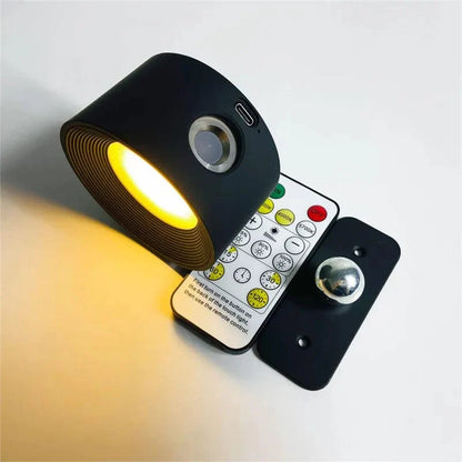 SearchFindOrder Black(RemoteControl) / 2700K-6500k | 0-5W 360° Smart Touch LED Wall Spotlight