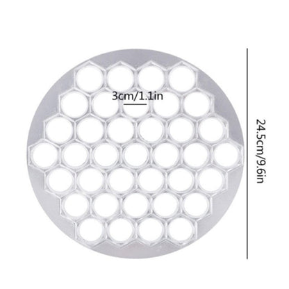 37-Hole Ravioli, Dumpling, Perogy Aluminum Mold Maker