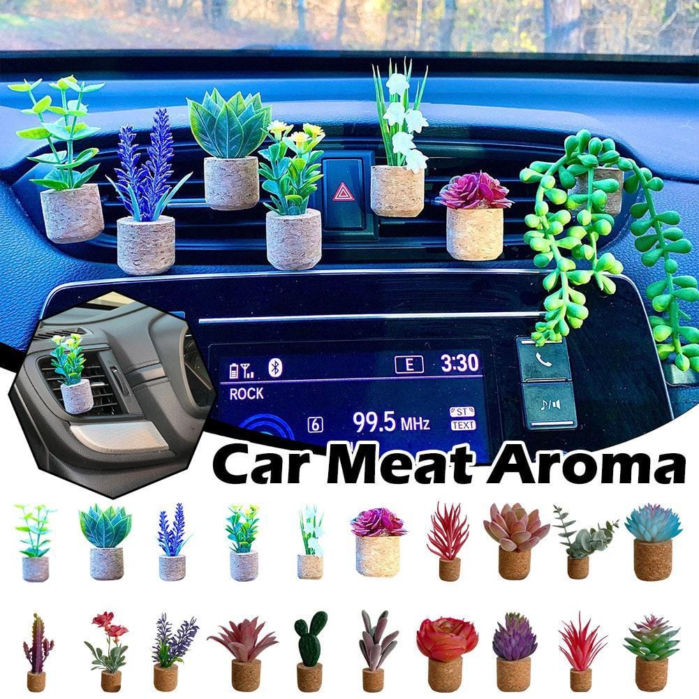 SearchFindOrder A 3D Artificial Plants Shape Innovative Car Fragrance Sculpt