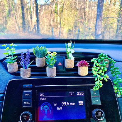 Cute Succulent Car Vent Clips Air Freshener