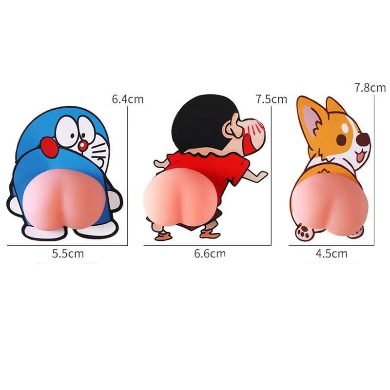 SearchFindOrder 02 3D Cartoon Bumper Door Protectors